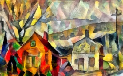 Autumn Landscape #2 by Alex Caminker